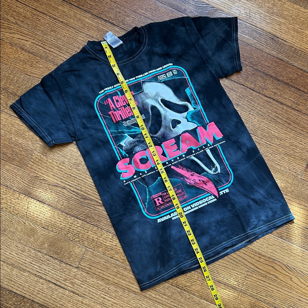 Scream (1996) Tie-Dye Black/Grey Graphic T-Shirt - NWOT, Unisex Small - Picture 10 of 11